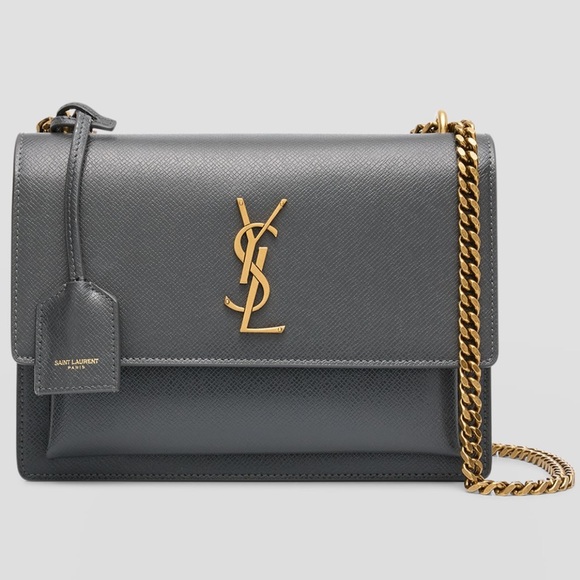 Saint Laurent Sunset Medium YSL Crossbody Bag - Picture 1 of 16